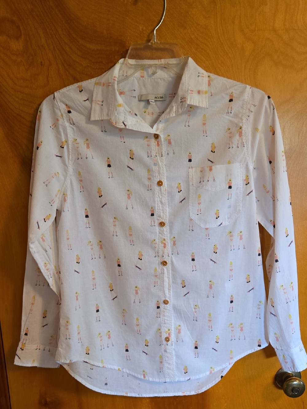 Roller Skating Button Down